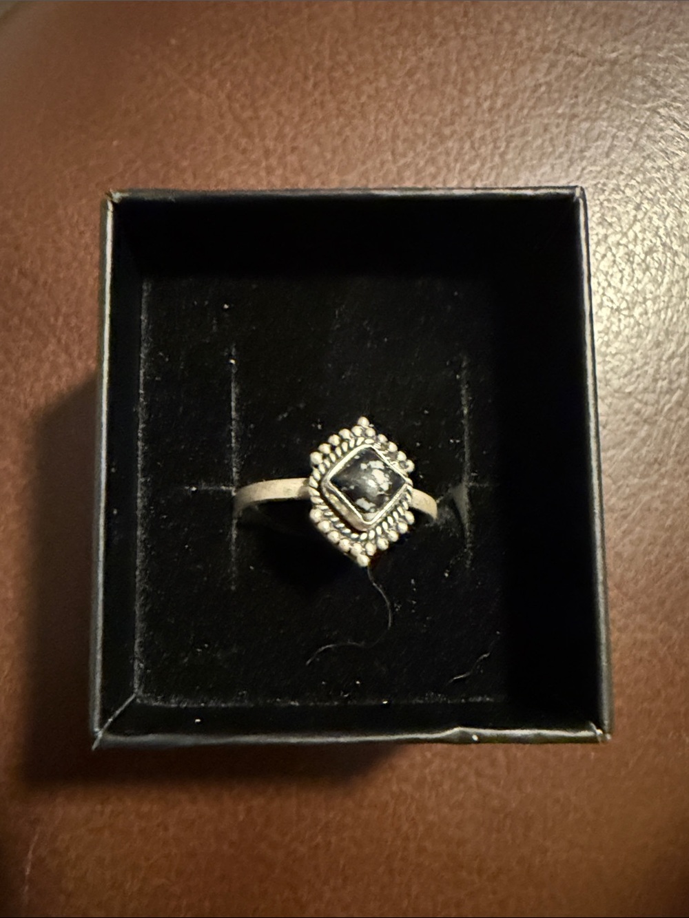 Sterling Silver Buffalo Turquoise size 8